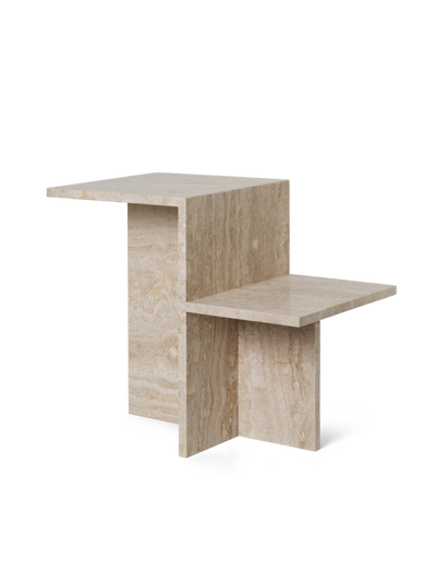 Distinct Side Table in Travertine by Ferm Living grid__image-ratio-24