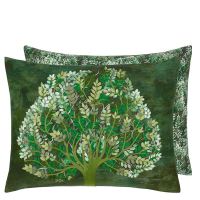 Bandipur Azure/Emerald Linen Decorative Pillow By Designers Guild grid__image-ratio-89