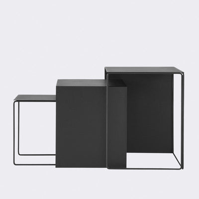Set of 3 Cluster Tables in Black by Ferm Living grid__image-ratio-42