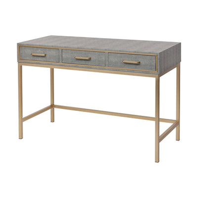 Sands Point 3-Drawer Desk in Grey and Gold by Burke Decor Home grid__image-ratio-15