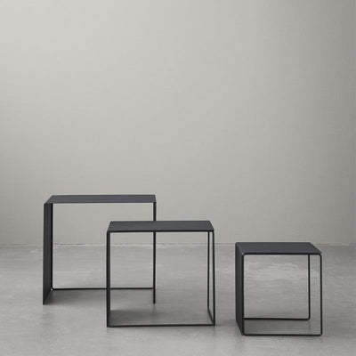 Set of 3 Cluster Tables in Black by Ferm Living