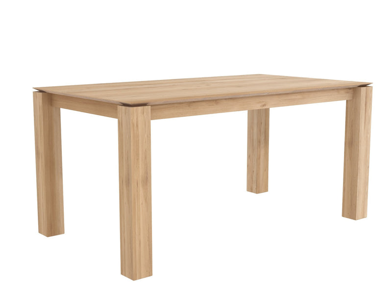 Oak Slice Dining Table in Various Sizes
