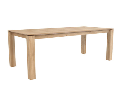Oak Slice Dining Table in Various Sizes