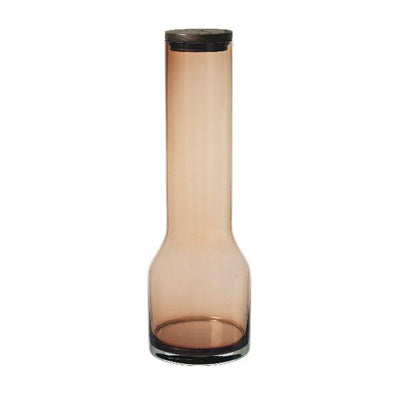 LUNGO Water Carafe in Coffee Color 37oz  with Oak Lid grid__image-ratio-61