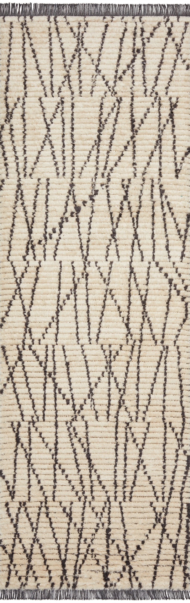 Alice Scattered Lines Cream & Charcoal Rug