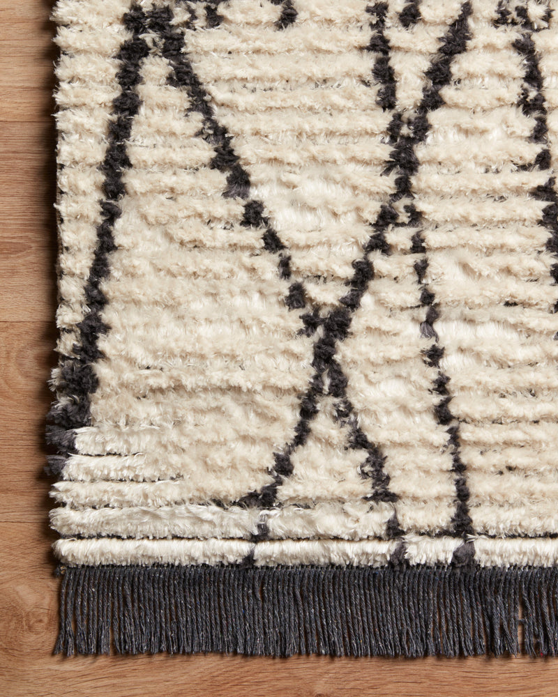 Alice Scattered Lines Cream & Charcoal Rug
