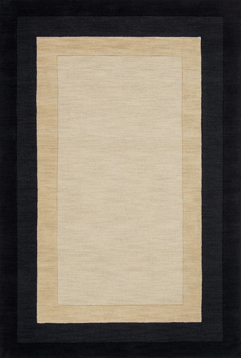 Hamilton Rug in Ivory & Charcoal design by Loloi