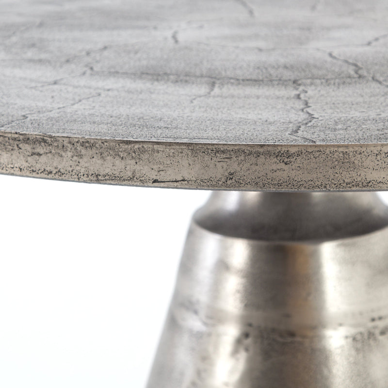 Mina Bistro Table In Raw Antique Nickel