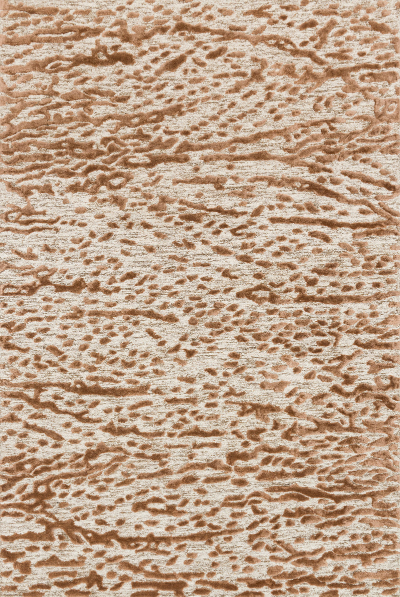 Juneau Rug in Oatmeal / Terracotta by Loloi