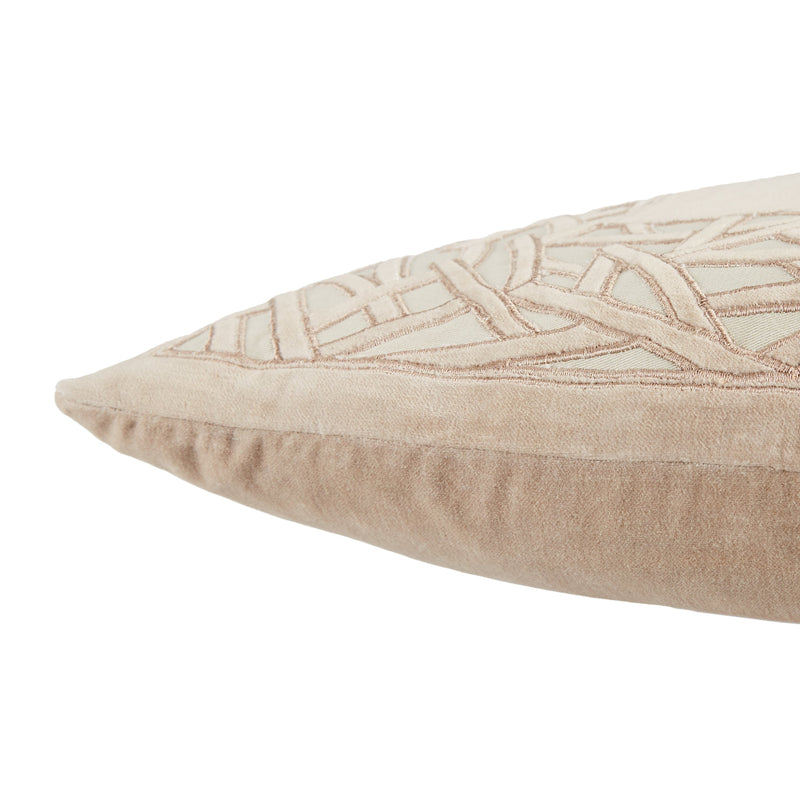 Birch Trellis Pillow in Tan by Jaipur Living