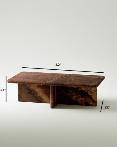 plinth small rectangular marble coffee table csl4212s slm 20