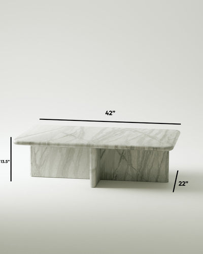 plinth small rectangular marble coffee table csl4212s slm 16