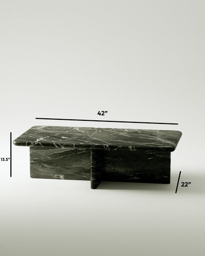 plinth small rectangular marble coffee table csl4212s slm 17