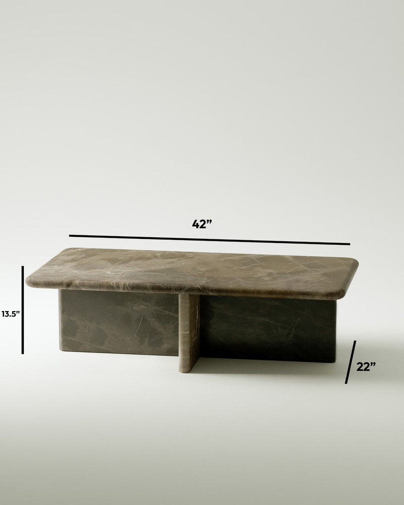 plinth small rectangular marble coffee table csl4212s slm 18