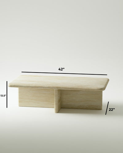 plinth small rectangular marble coffee table csl4212s slm 19