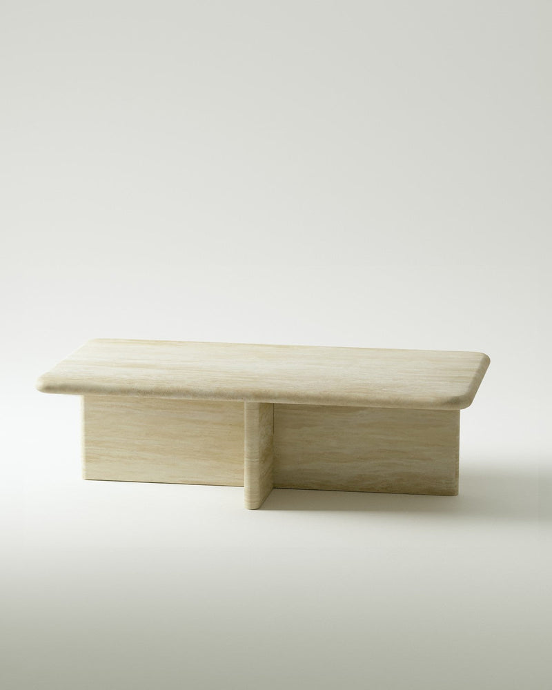 plinth small rectangular marble coffee table csl4212s slm 4