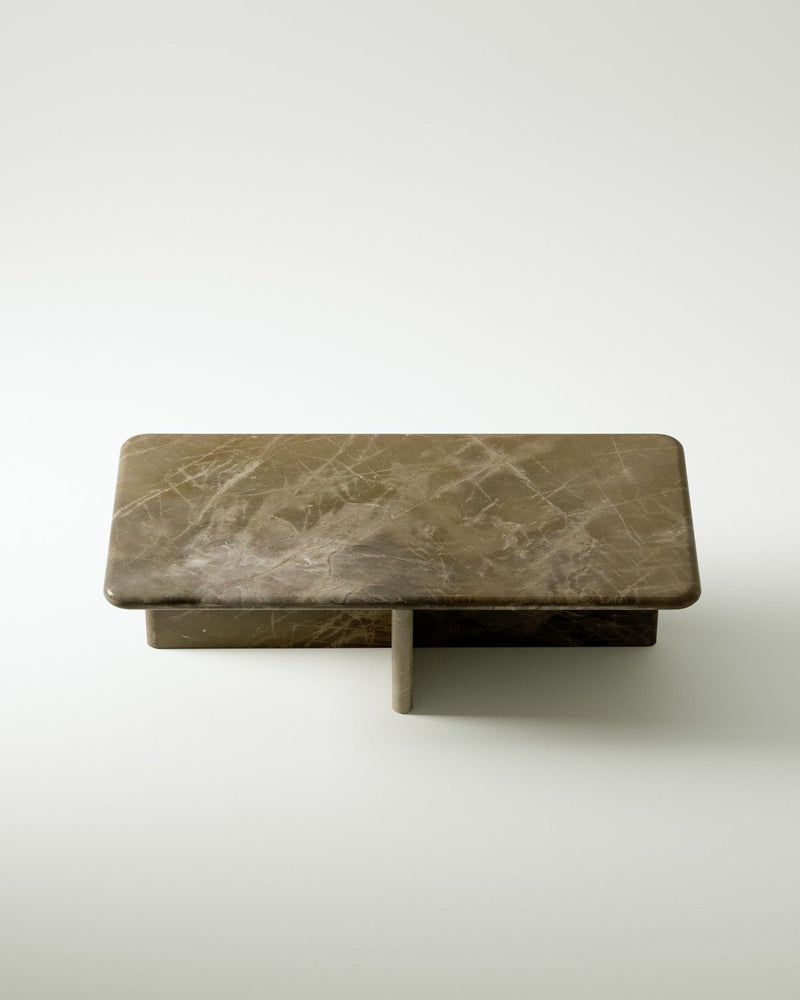 plinth small rectangular marble coffee table csl4212s slm 8