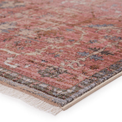 Marcella Oriental Rug in Pink & Gray