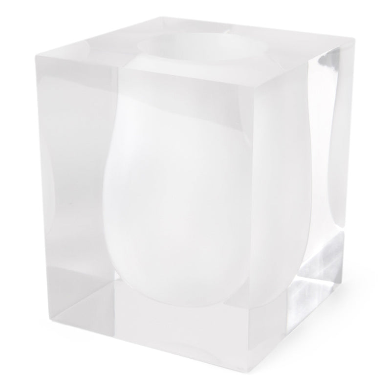 Bel Air Scoop Vase in White