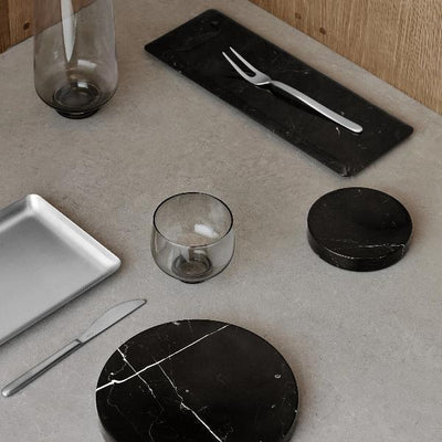 PESA Marble Tray 7.5" x .8" in Black