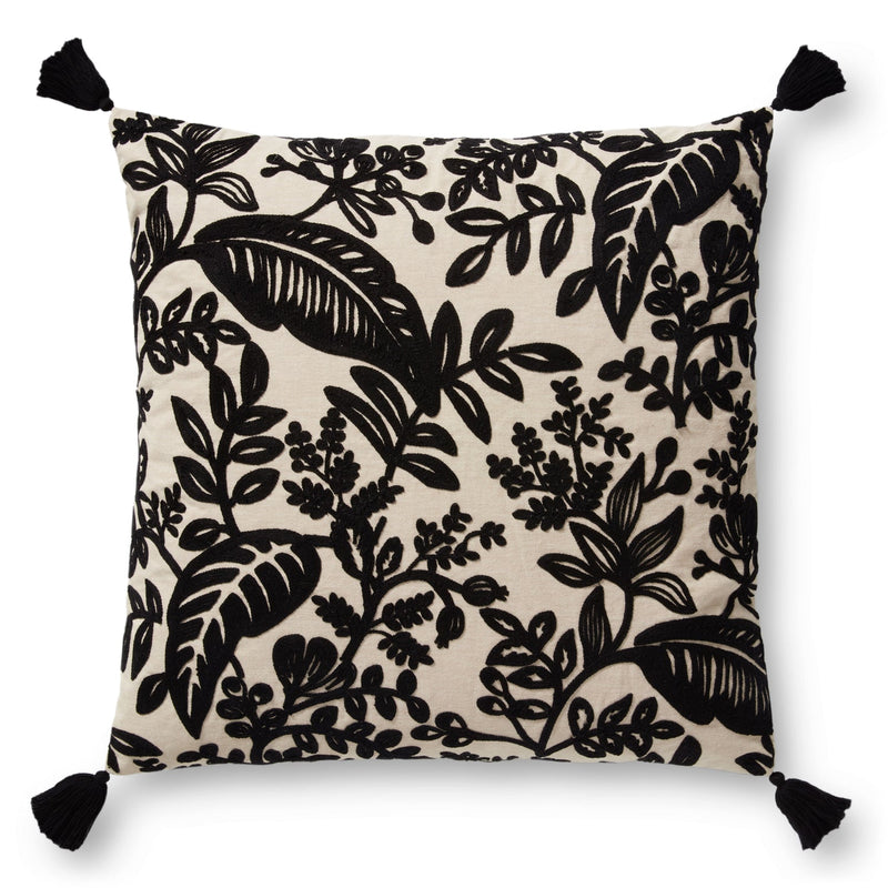 Black & Ivory Pillow Flatshot Image 1