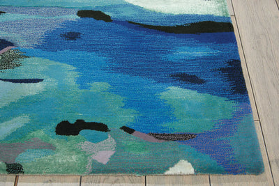 Prismatic Tufted Seaglass Rug Front Image 1